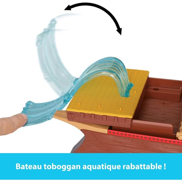 Mattel Disney La Pirogue de Vaiana 2 – Verwandelbares Abenteuer-Box-Set und Zubehör