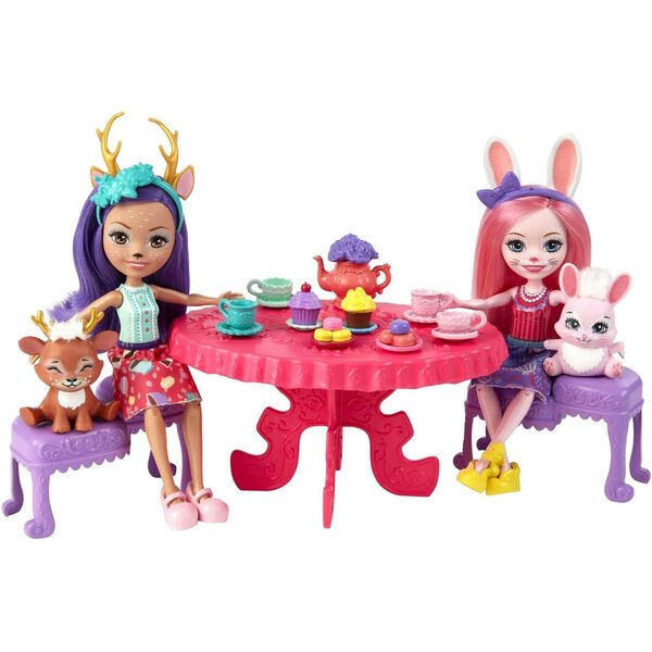 Enchanted Enchantimals Snackbox mit Minipuppen und Zubehör für die Kleinen