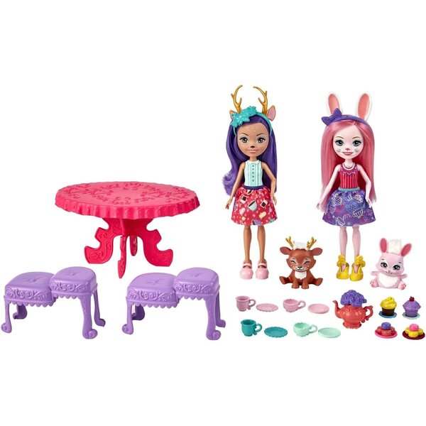 Enchanted Enchantimals Snackbox mit Minipuppen und Zubehör für die Kleinen