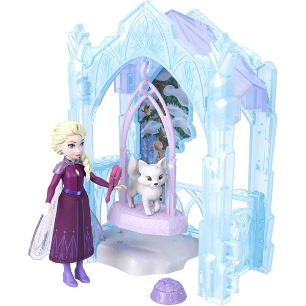 Mattel Disney Frozen Elsa und Wintertiere 8 cm großes Minipuppenset