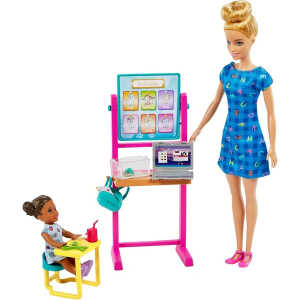 Barbie Maîtresse d’École con Accessori Educativi per Bambini dai 3 Anni