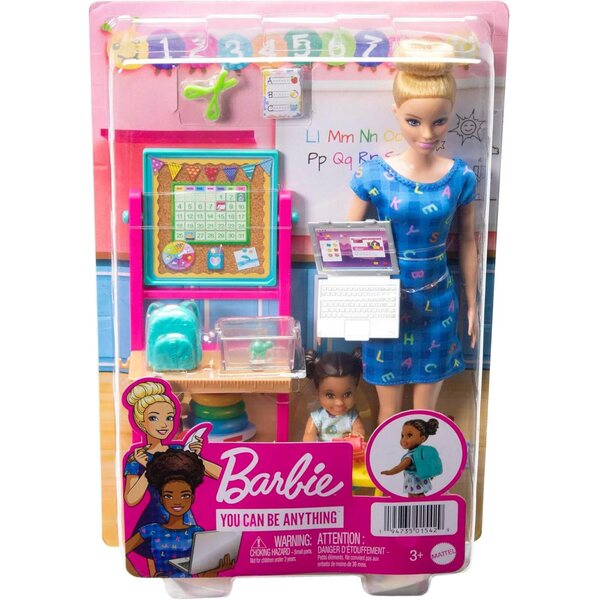 Barbie Maîtresse d’École con Accessori Educativi per Bambini dai 3 Anni