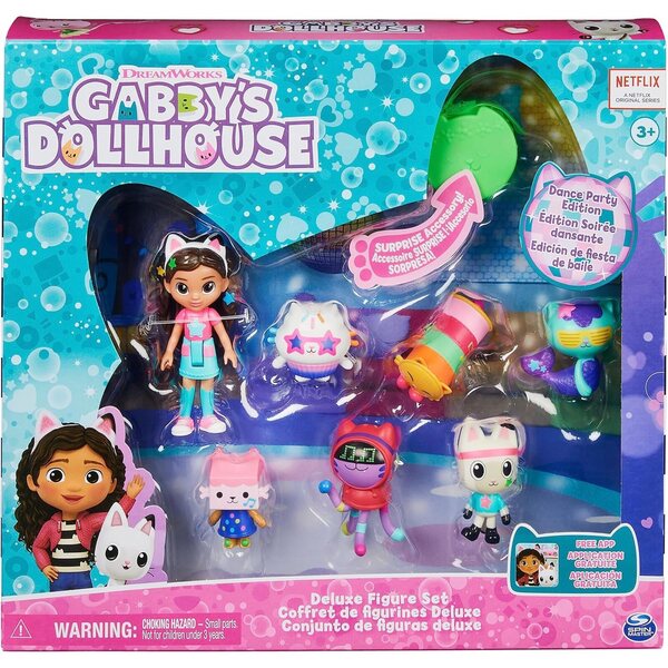 Gabby's Dollhouse Soirée Dansante Boxset mit 7 Aufklebern und Überraschungszubehör