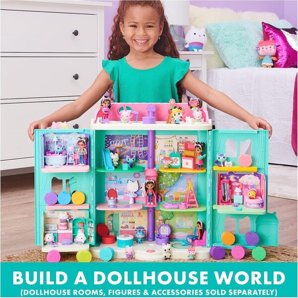 Gabby's Dollhouse Soirée Dansante Boxset mit 7 Aufklebern und Überraschungszubehör