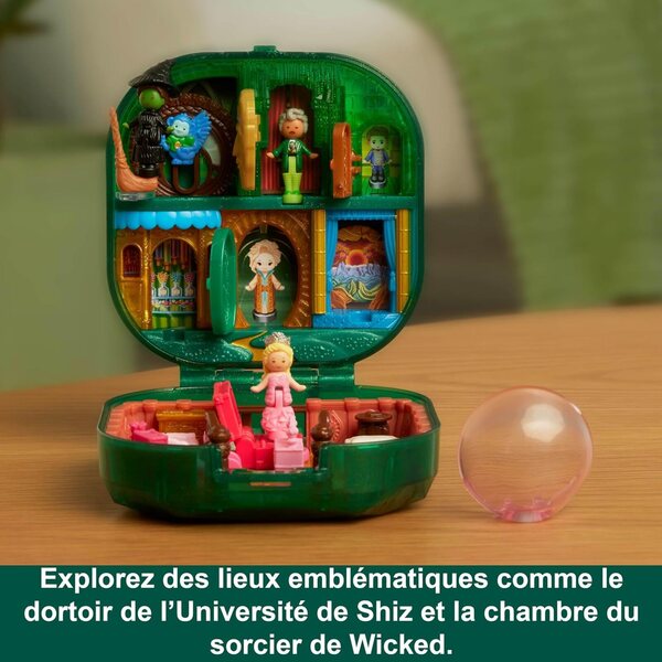 Polly Pocket Wicked Collector mit smaragdgrünen Minifiguren und thematischem Zubehör