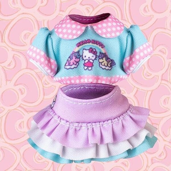 Hello Kitty Fashion Unicorns Puppen 20 cm mit Zubehör für Kinder ab 6 Jahren