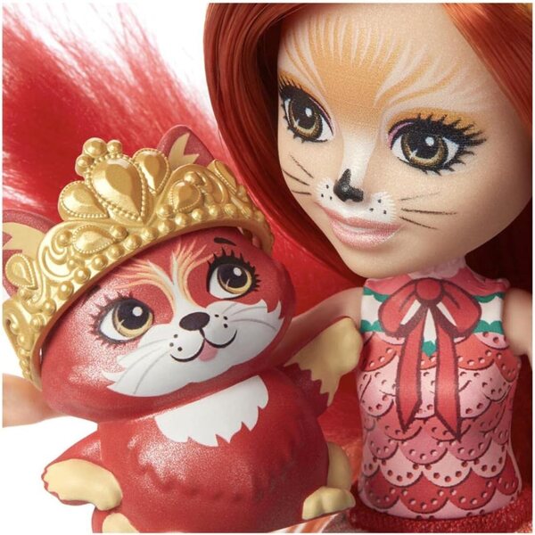 Enchantimals Royals Coiffeuse con Mini-bambole Fabrina Renard e Accessori per Bambini