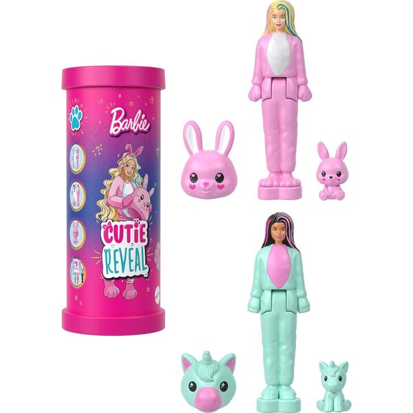 Barbie Mini-BarbieLand Reveal – Packung mit 5 Minipuppen und bunten Überraschungen