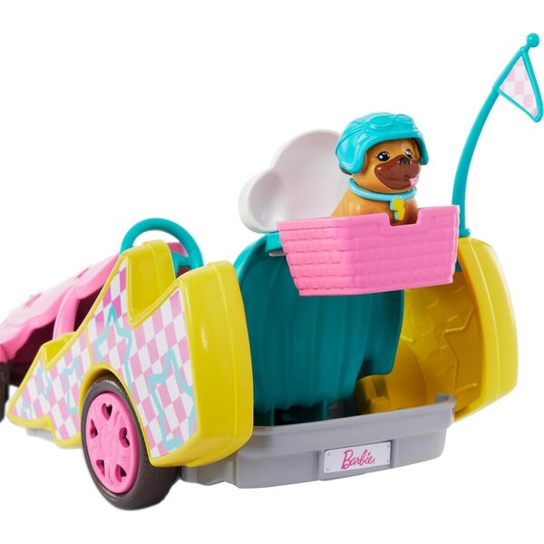 Barbie Stacie mit Kart, Hund und Zubehör – Spiel für Kinder ab 3 Jahren, inspiriert vom Film