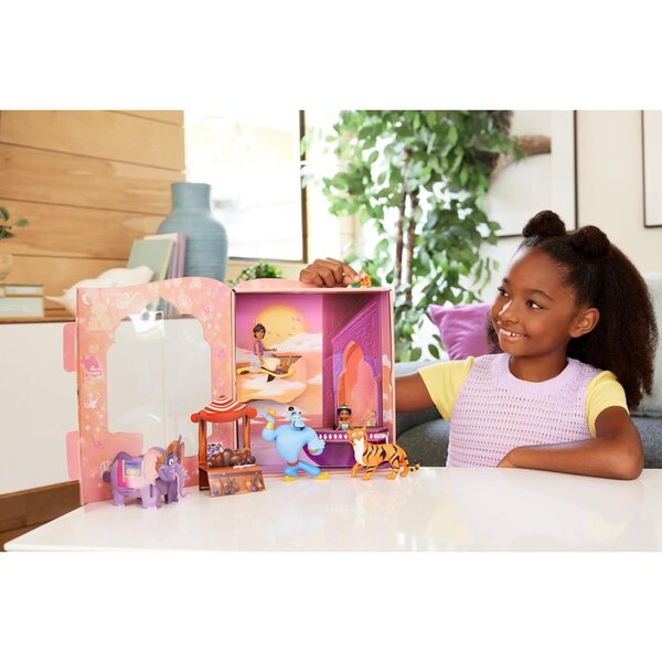Disney Jasmine und Aladdin Boxset mit 6 Minifiguren und Zubehör – ab 3 Jahren