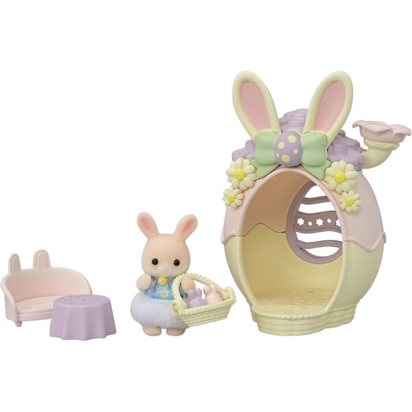 Sylvanian Families Paketbox mit Baby Lapin und dekoriertem Haus