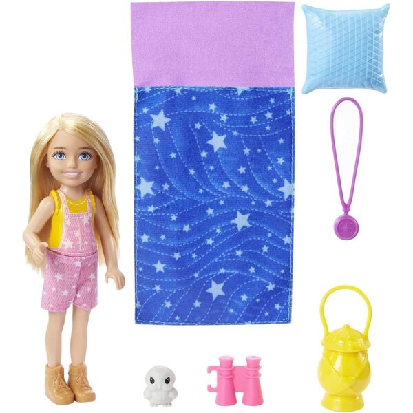 Barbie It Takes Two - Cofanetto Vive Le Camping con Chelsea e Accessori - Gioco da 3+ Anni