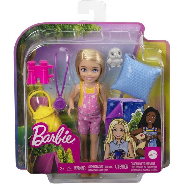 Barbie It Takes Two - Cofanetto Vive Le Camping con Chelsea e Accessori - Gioco da 3+ Anni