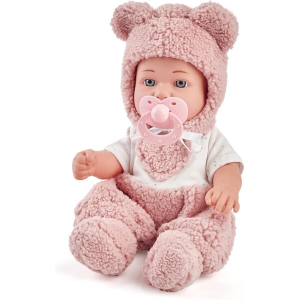 30 cm großes eDollable-Babypuppen-Set mit Zubehör für Kinder ab 3 Jahren
