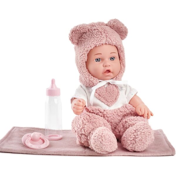 30 cm großes eDollable-Babypuppen-Set mit Zubehör für Kinder ab 3 Jahren