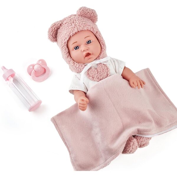 30 cm großes eDollable-Babypuppen-Set mit Zubehör für Kinder ab 3 Jahren
