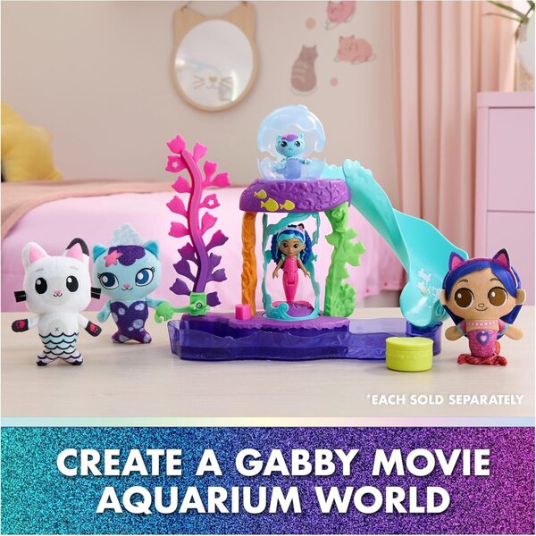 Gabby's Dollhouse: The Movie - Cofanetto Aquarium coloré MerCat con Figurine e Accessori