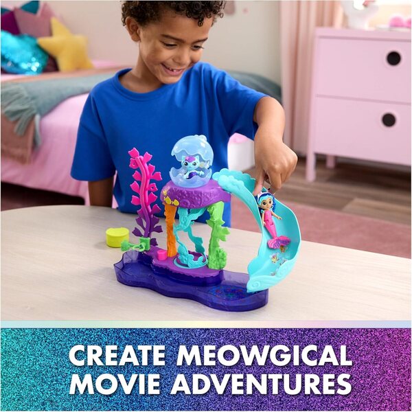 Gabby's Dollhouse: The Movie - Cofanetto Aquarium coloré MerCat con Figurine e Accessori
