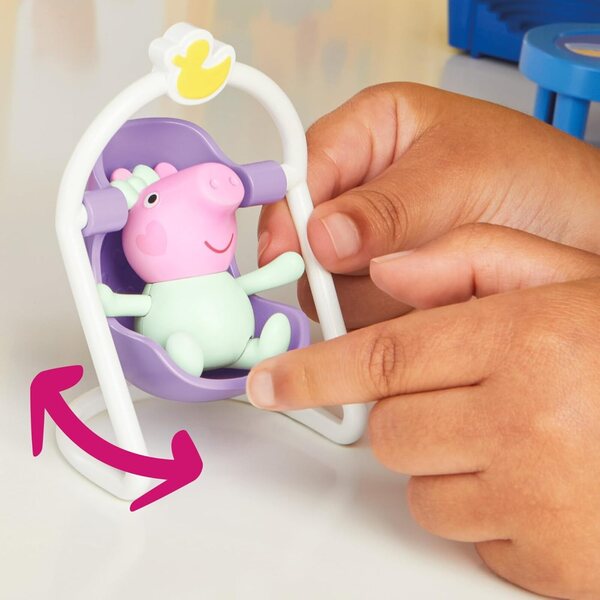 Großes Peppa Pig Familienhaus mit 3 Figuren und Spielzubehör