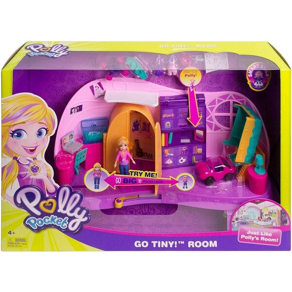 Polly Pocket The Transformation Room mit 2 Minipuppen und Zubehör 2018