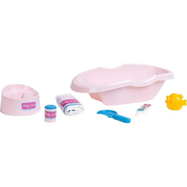 Baby Coralie Badeset für Puppen bis 35 cm mit komplettem Zubehör