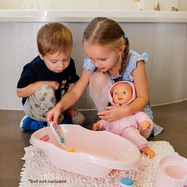 Baby Coralie Badeset für Puppen bis 35 cm mit komplettem Zubehör