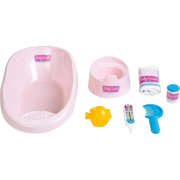 Baby Coralie Badeset für Puppen bis 35 cm mit komplettem Zubehör