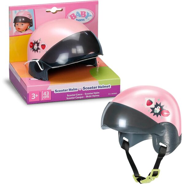 BABY born Helm mit Visier für 43 cm Puppen, sicheres und modisches Accessoire