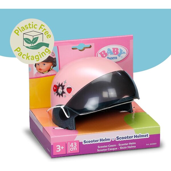 BABY born Helm mit Visier für 43 cm Puppen, sicheres und modisches Accessoire
