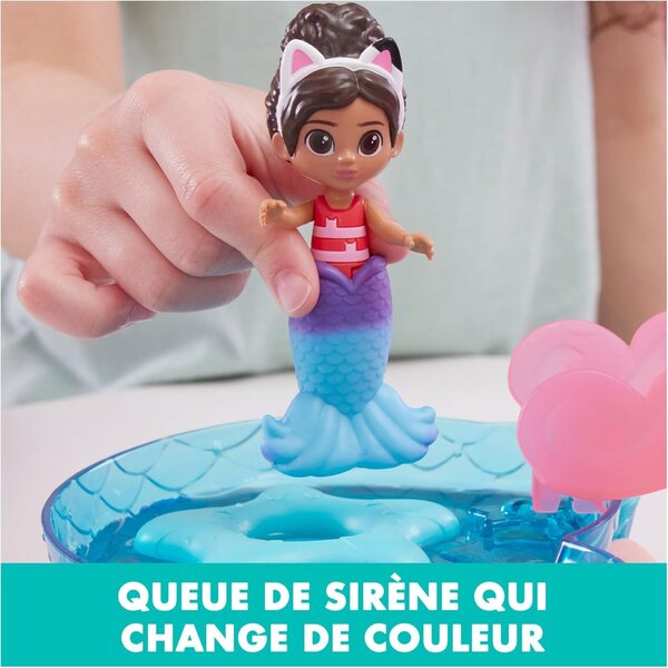 Gabby und der magische Pool mit farbwechselnden Figuren und Meerjungfrauenschwänzen