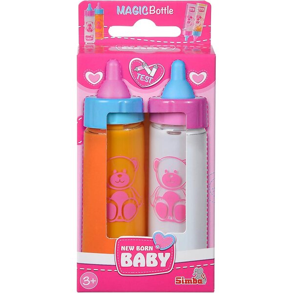 Biberon Magico Simba Sleep New Born Baby 12 cm con Latte e Succo Scomparsa Liquido
