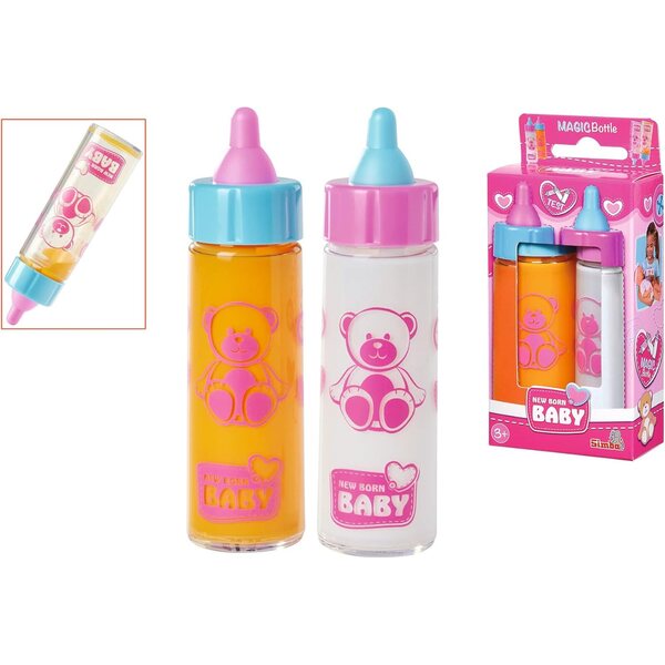 Biberon Magico Simba Sleep New Born Baby 12 cm con Latte e Succo Scomparsa Liquido
