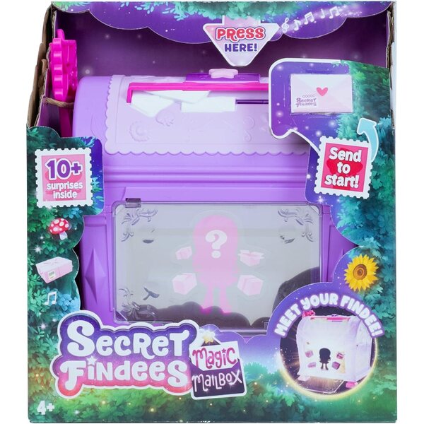 Secret Findees – Lila magischer Briefkasten mit Mini-Puppen-Zubehör