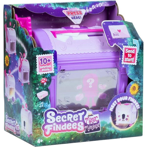 Secret Findees – Lila magischer Briefkasten mit Mini-Puppen-Zubehör
