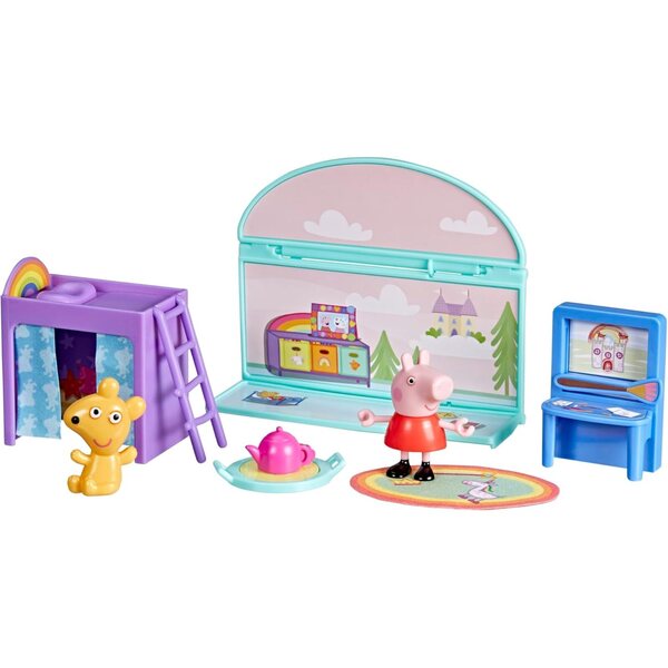 Peppa Pig La Chambre de Peppa mit Figur und 7 Accessoires für Kinder ab 3 Jahren