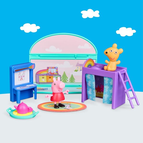 Peppa Pig La Chambre de Peppa mit Figur und 7 Accessoires für Kinder ab 3 Jahren