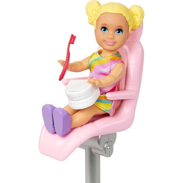 Barbie Dentista con 2 Bambole, Studio Dentistico e Accessori per Bambini 3+