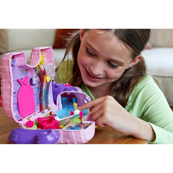 Polly Pocket Unicorn Party: Überraschungsbox mit 25 Accessoires und Minifigur