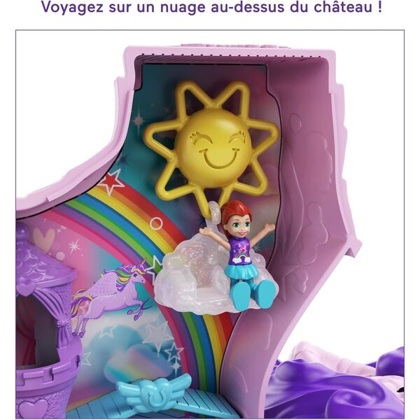 Polly Pocket Unicorn Party: Überraschungsbox mit 25 Accessoires und Minifigur