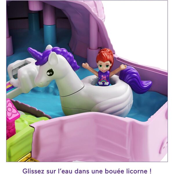 Polly Pocket Unicorn Party: Überraschungsbox mit 25 Accessoires und Minifigur