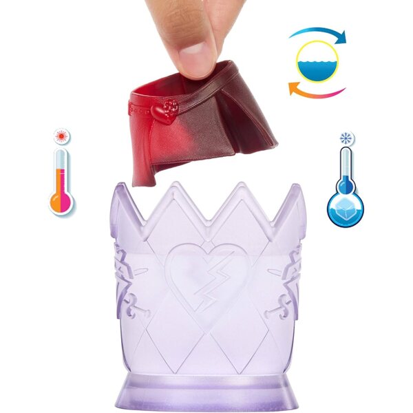 Mattel Disney Descendants The Rise of Red: Zauberbuch mit Red- und Slime-Puppen