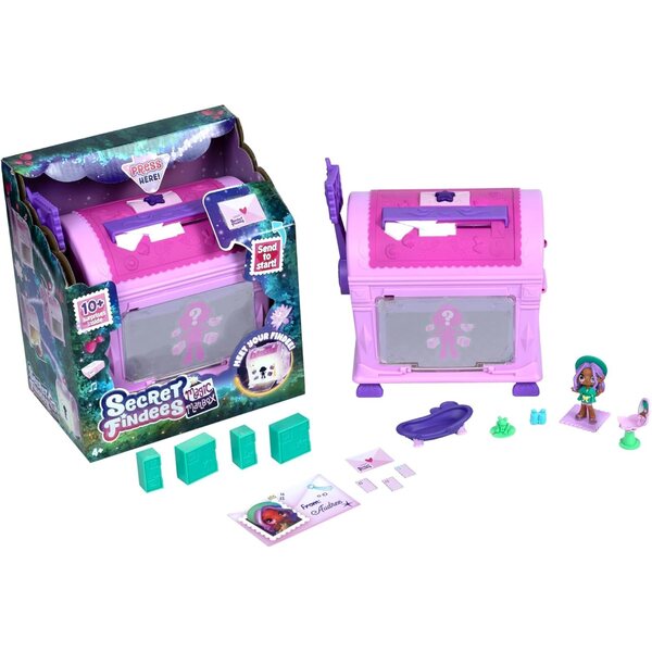 Findees Secret Pink Magic Mailbox – bewegliche Minipuppe und Zubehör