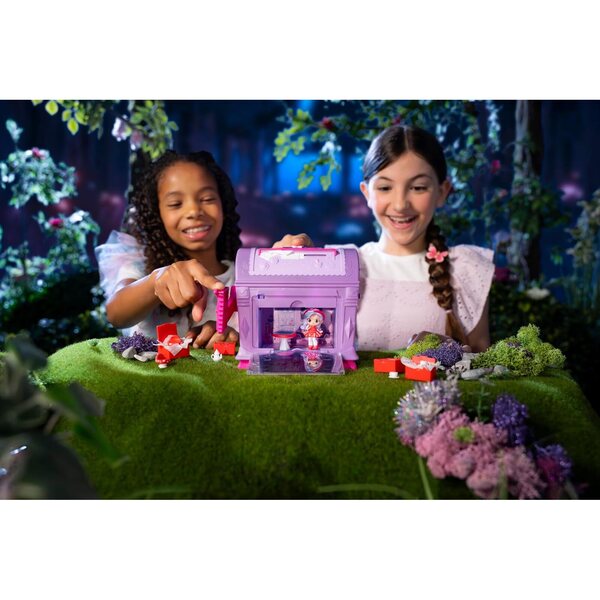 Findees Secret Pink Magic Mailbox – bewegliche Minipuppe und Zubehör