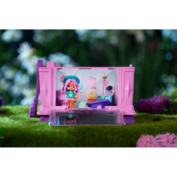 Findees Secret Pink Magic Mailbox – bewegliche Minipuppe und Zubehör