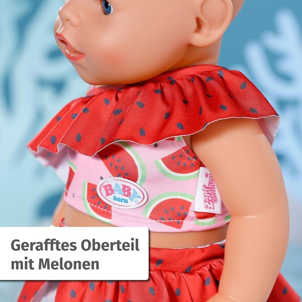 BABY born Set da immersione con bikini, pinne e maschera per bambole 43 cm