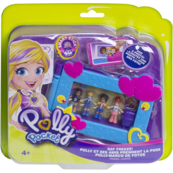 Polly Pocket Bunte Mini-Box mit 4 Mikropuppen und Partyzubehör