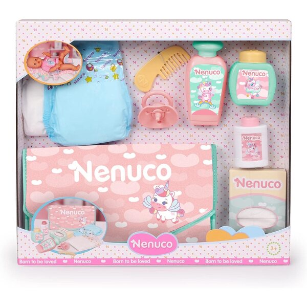 Nenuco Sac à Langer Jouet Multicolore Taglia Unica per Bambini Sicuro