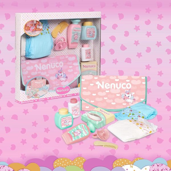Nenuco Sac à Langer Jouet, mehrfarbig, Einheitsgröße, sicher für Kinder