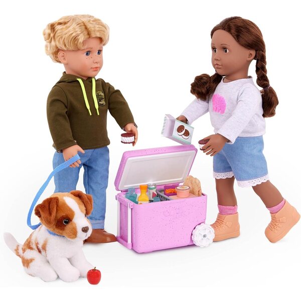 Glacière de Camping Our Generation per bambole 46 cm con Accessori Gioco Immaginativo