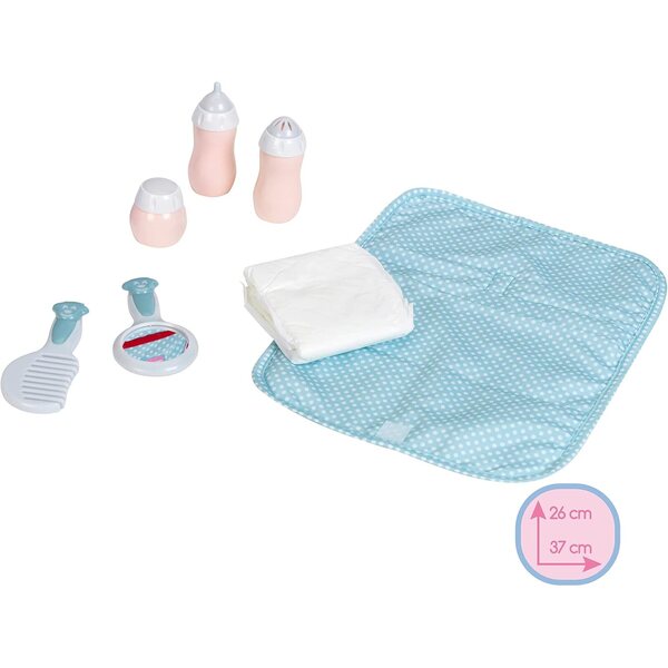 Sac à langer Baby Coralie mit Zubehör für Puppen, Spiel für Kinder ab 3 Jahren